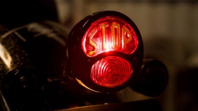 Royal Enfield Thunderbird 350 Gold Stone Eimor Customs rear brake light