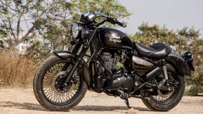 Royal Enfield Thunderbird 350 Gold Stone Eimor Customs side left