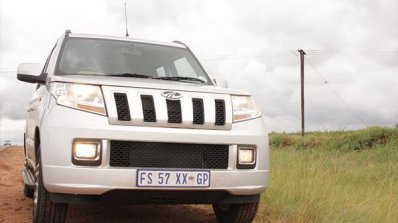 South African-spec Mahindra TUV300 front