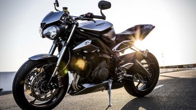 Triumph Street Triple RS front three quarter