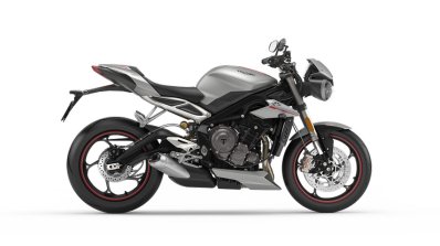 Triumph Street Triple RS studio side grey