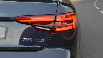 2017 Audi A4 35 TDI badge First Drive Review