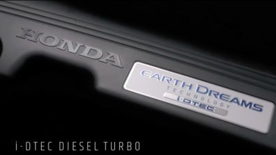 2017 Honda CR-V diesel engine teased Thailand