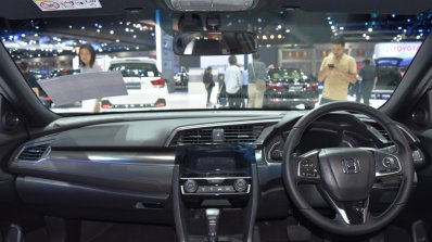 2017 Honda Civic Hatchback interior at the BIMS 2017