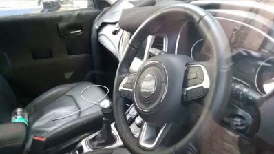 2017 Jeep Compass interior spy shot