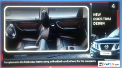 2017 Nissan Terrano (facelift) door trim