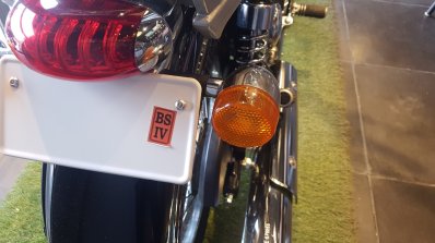 2017 Royal Enfield BSIV reaches dealership rear taillamp