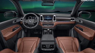 2017 Ssangyong Rexton (Mahindra XUV700) interior unveiled