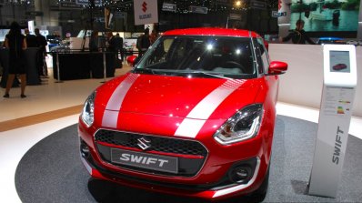 2017 Suzuki Swift (2017 Maruti Swift) front Geneva Live