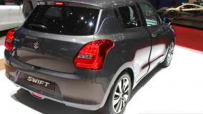 2017 Suzuki Swift (2017 Maruti Swift) rear quarter Geneva Live