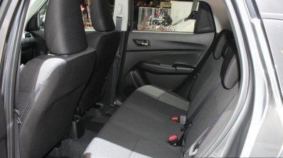 2017 Suzuki Swift (2017 Maruti Swift) rear seat Geneva Live