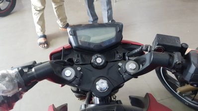 2017 TVS Apache RTR 200 BSIV at dealership instrumentation