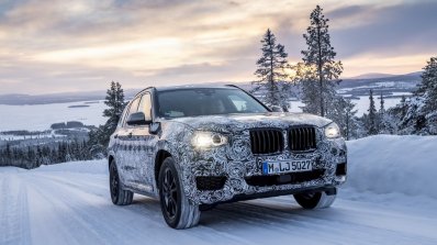 2018 BMW X3 (BMW G01) prototype front three quarters right side