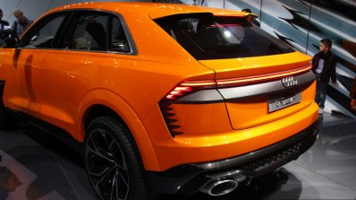 Audi Q8 Sport Concept rear end at the 2017 Geneva Motor Show Live