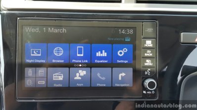 Honda WR-V Digipad infotainment system