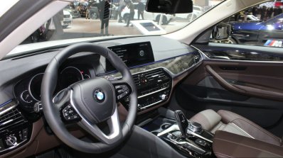 India-bound 2017 BMW 5 Series interior at the 2017 Geneva Motor Show Live