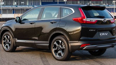 India-bound 2017 Honda CR-V rear three quarter