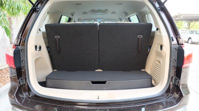 India-bound 2017 Isuzu MU-X (facelift) luggage volume image