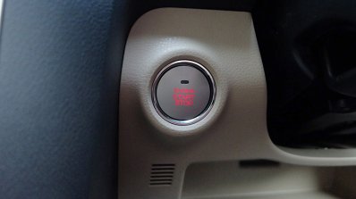 India-bound 2017 Isuzu MU-X (facelift) start stop button image