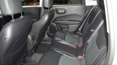 India-bound Jeep Compass rear seat at the Geneva Motor Show Live