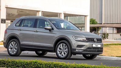 Indian-spec VW Tiguan front three quarters