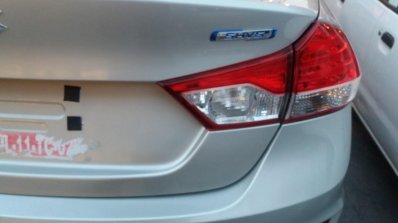 MY2017 Maruti Ciaz taillamp spotted at a NEXA outlet