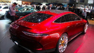 Mercedes AMG GT concept rear three quarter 2017 Geneva Motor Show
