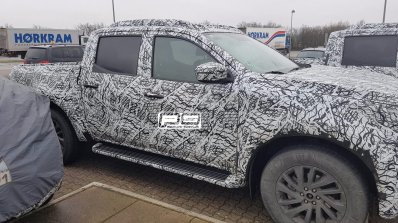 Mercedes X-Class profile spy shot