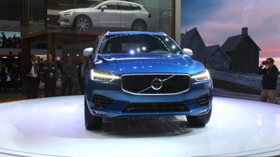 New Volvo XC60 front at the Geneva Motor Show Live