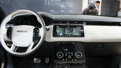 Range Rover Velar interior at the Geneva Motor Show