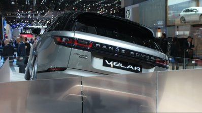Range Rover Velar rear at the Geneva Motor Show