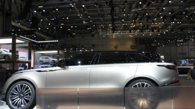 Range Rover Velar side at the Geneva Motor Show