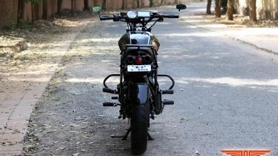 Royal Enfield Classic 500 RE535 tourer scrambler by TNT Motorcycles rear