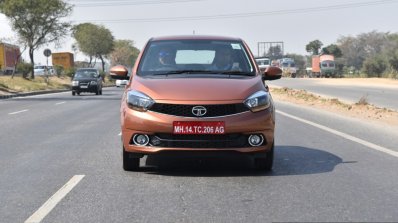 Tata Tigor petrol front dynamic First Drive Review