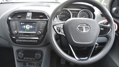 Tata Tigor petrol interior First Drive Review