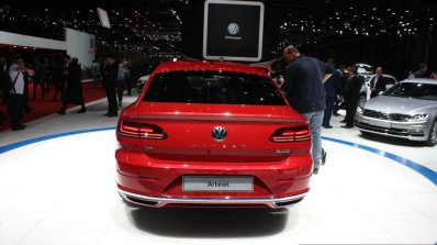 VW Arteon rear at the 2017 Geneva Motor Show Live