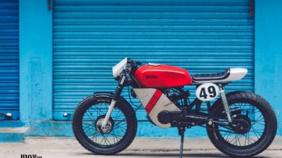 Yamaha Rx100 Modified As Cafe Racer By Ironic Engineering