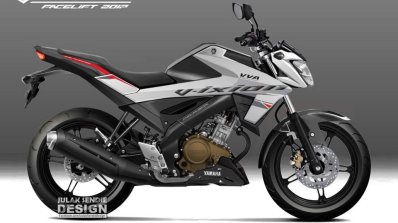 Yamaha V-Ixion rendering graphics black