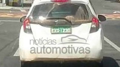 2017 Honda Jazz (2017 Honda Fit) facelift rear spy shot