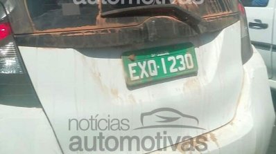 2017 Honda Jazz (2017 Honda Fit) facelift tailgate spy shot