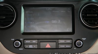 2017 Hyundai Xcent India launch AVN