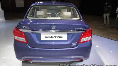 2017 Maruti Dzire (3rd gen) rear unveiled
