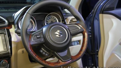 2017 Maruti Dzire (3rd gen) steering wheel unveiled