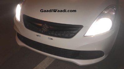 2017 Maruti Swift Dzire Tour front fascia spied