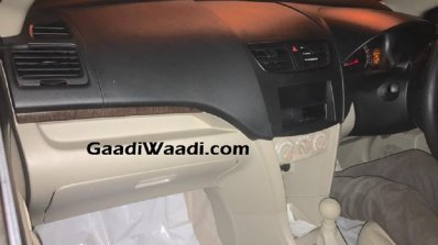 2017 Maruti Swift Dzire Tour interior spied