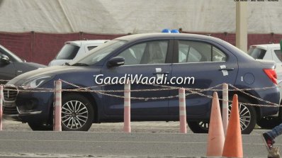 2017 Maruti Swift Dzire dark blue spied