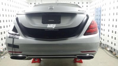 2017 Mercedes S-Class (facelift) rear fascia