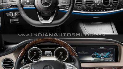 2017 Mercedes S-Class vs. 2013 Mercedes S-Class dashboard driver side