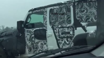 2018 Jeep Wrangler left side spy shot