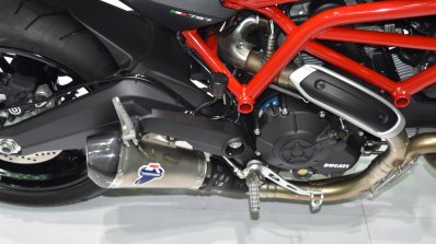 Ducati Monster 797 at BIMS 2017 exhaust